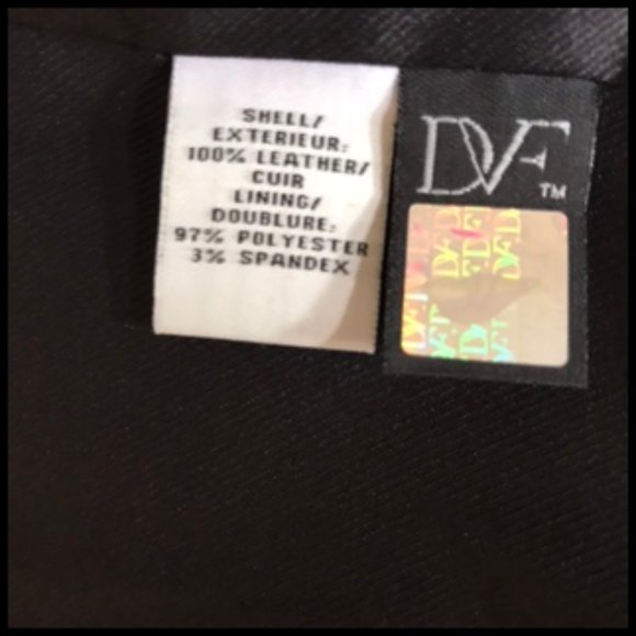 Diane Von Furstenberg Kate Soft Leather Covered With Silver Tone Dome Studs Sz 4 - Picture 12 of 16